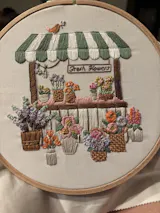 The Flower Stall Embroidery Kit