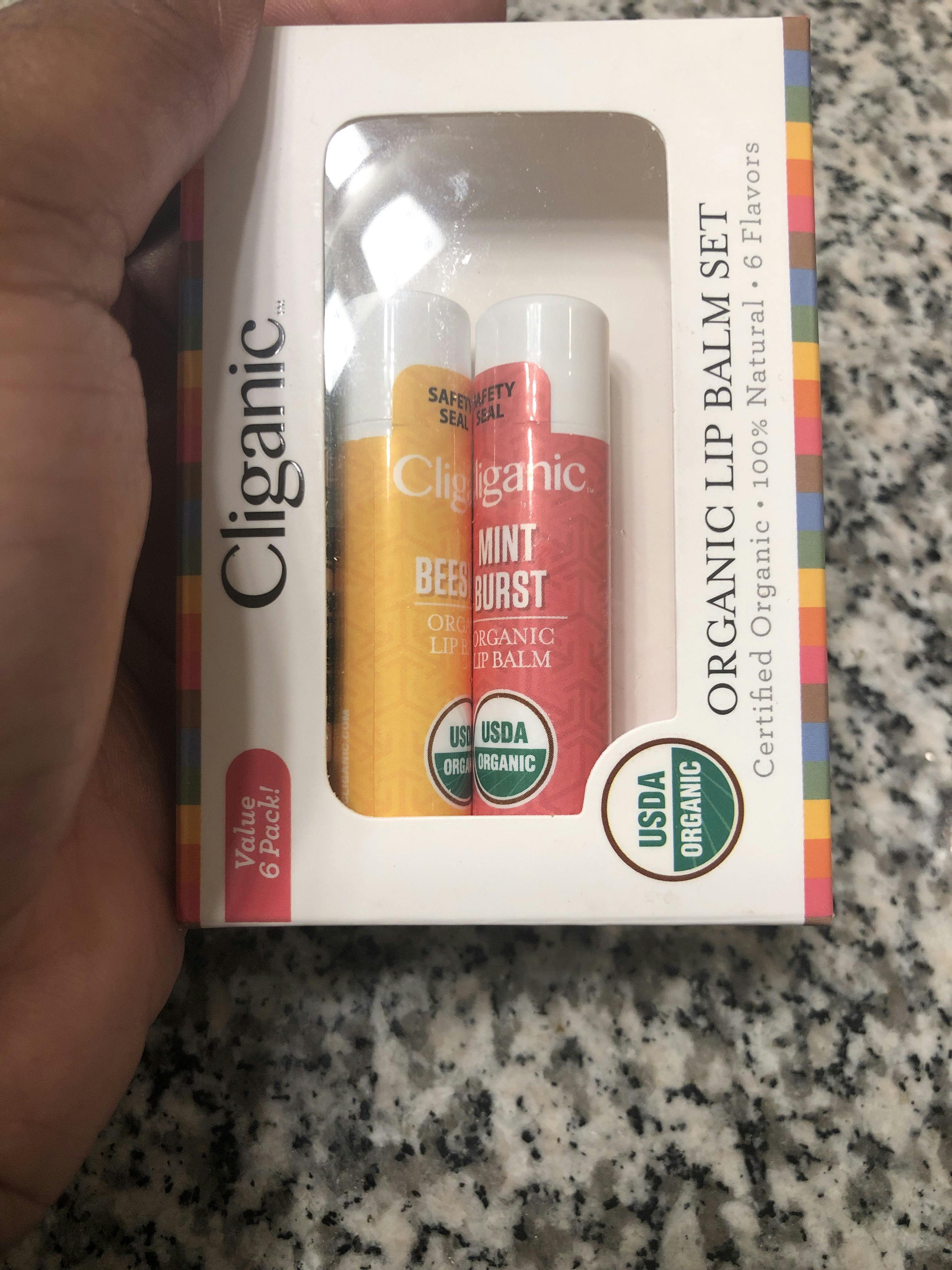 Organic Lip Balm Set, 6 Flavors – Cliganic