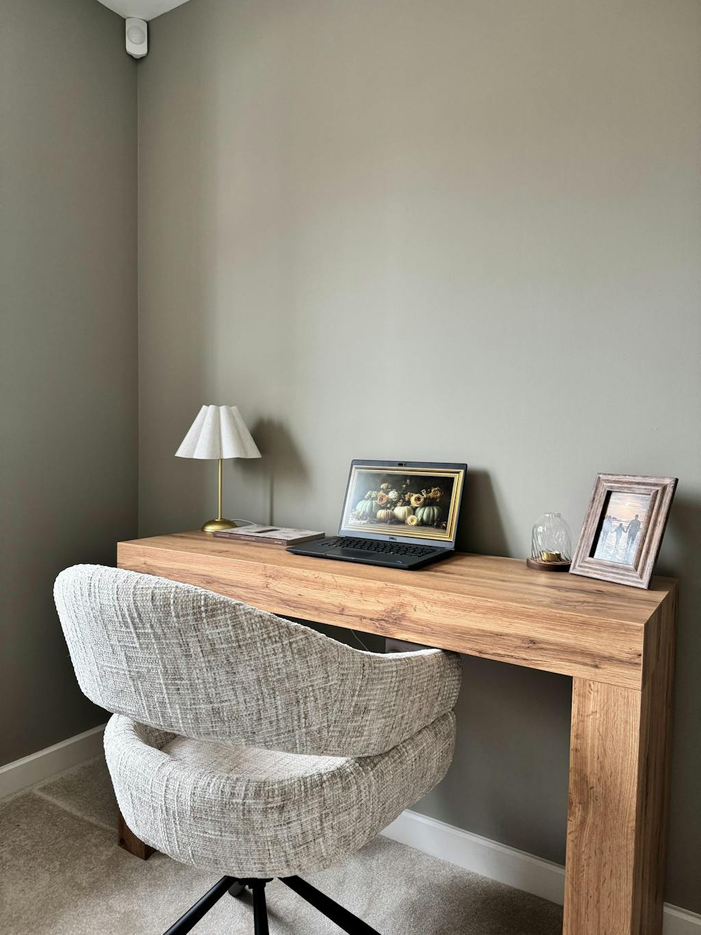 Clarice Esszimmerstuhl aus Chenille mit Drehbarer