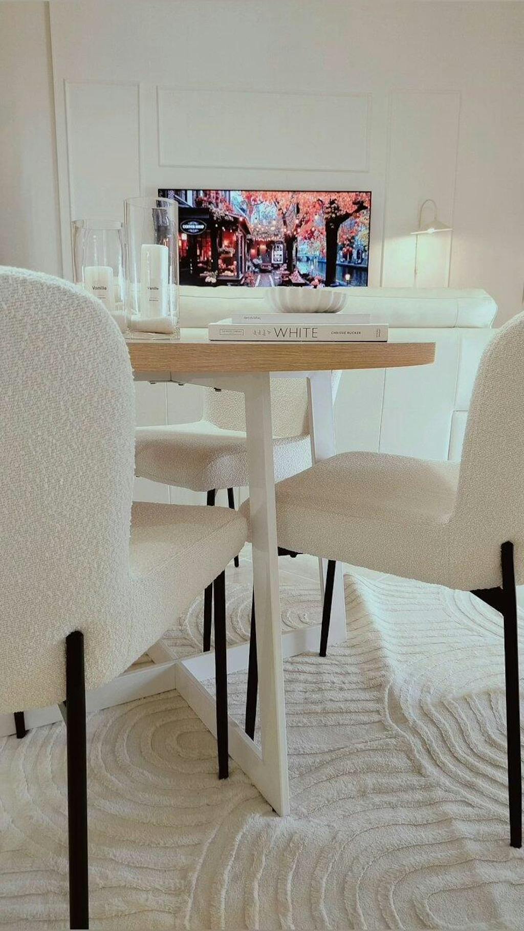 Celeste Esszimmerstühle aus  Bouclé[2er-Set]