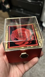 COLLANA INCISA CON BOX ROSA ETERNA – Cloè Milano