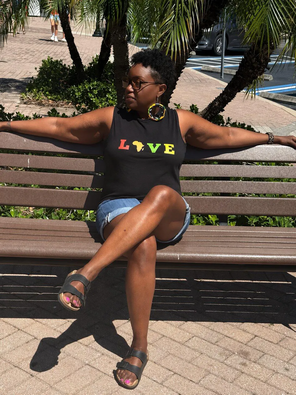 Women's White Crop Top Juneteenth Unisex Long Sleeve T-Shirt