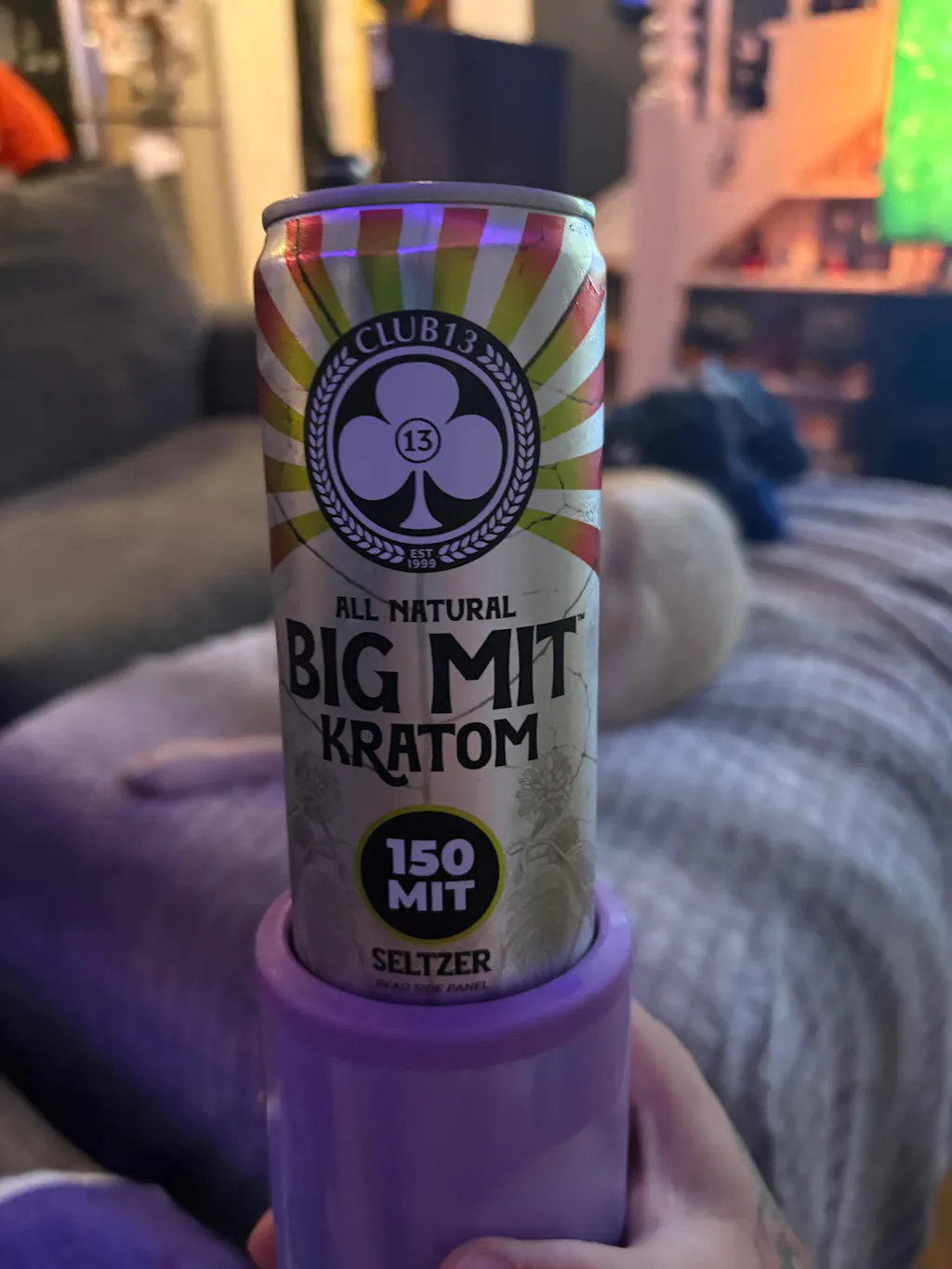 BIG MIT Strawberry Kiwi Kratom Seltzer (150 MIT) | Club13