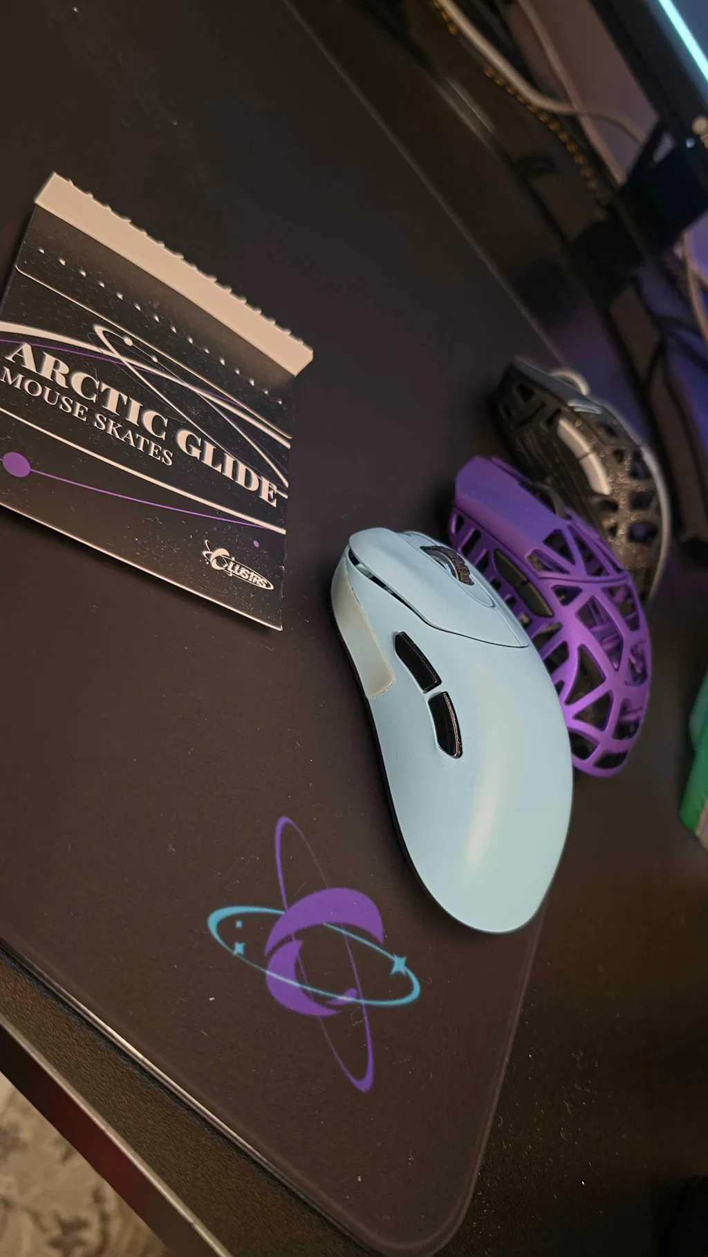 Atom Gaming Glass Mousepad