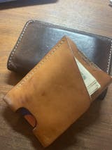 Olympia Bifold Wallet - Red/Tan – Coal Creek Leather