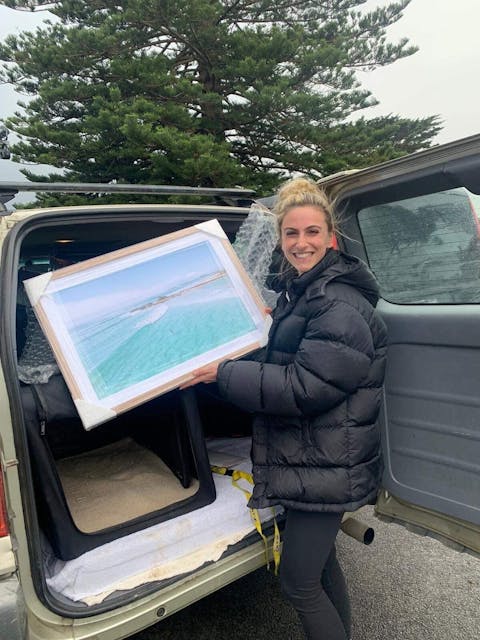 Currumbin Alley Surf day Print