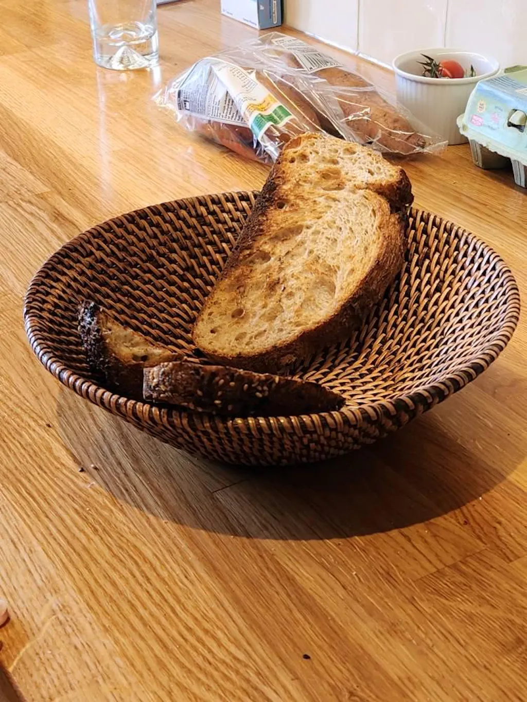 Bread wicker baskets - Dark Brown