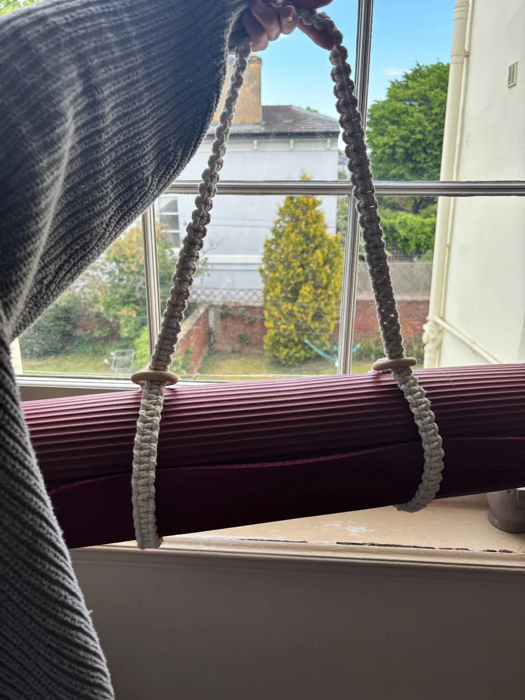 Macrame Yoga Strap