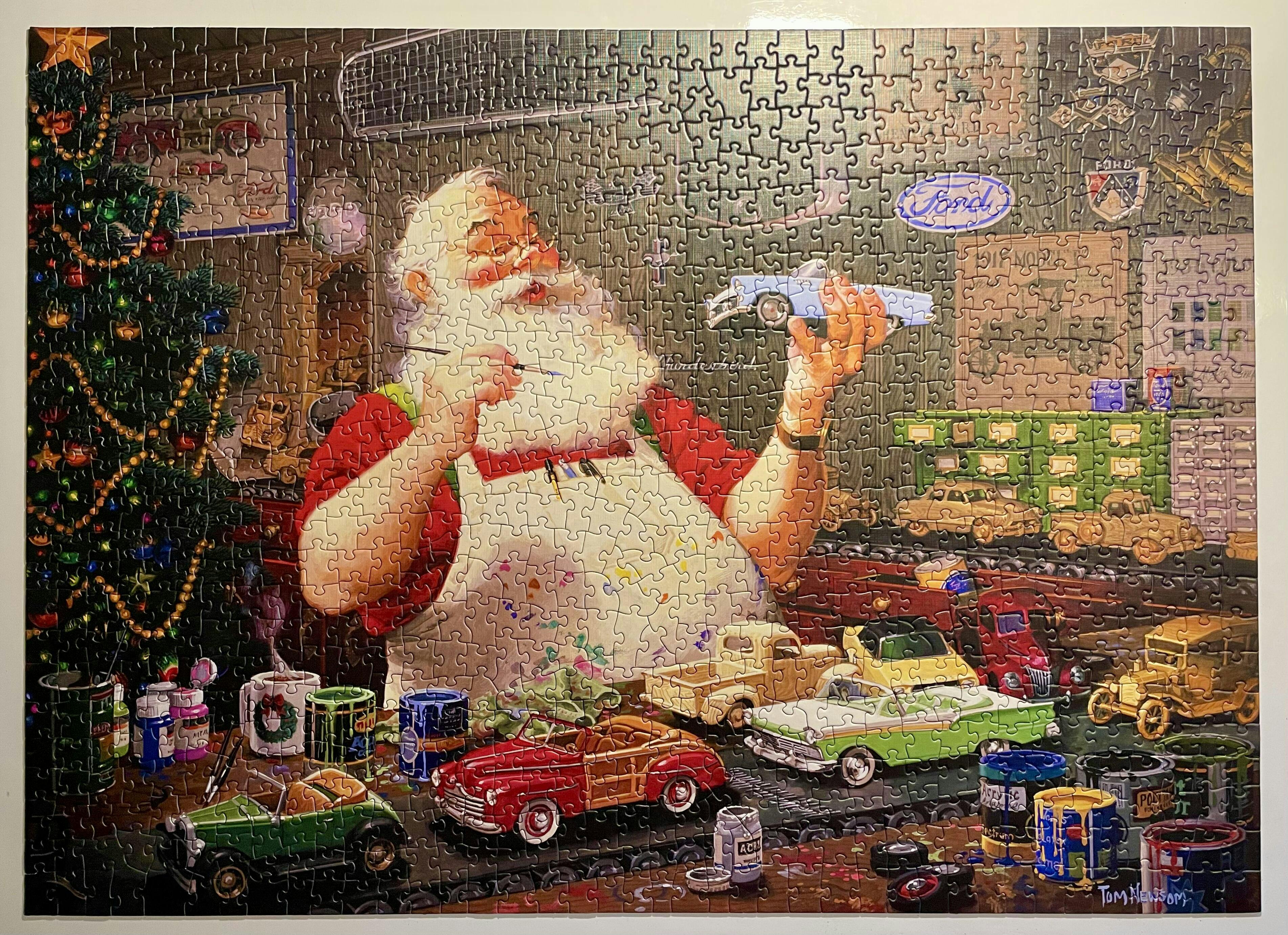 ☆Christmasセール中！竿掛け　④ Merry Christmas to All - 1000 Piece Jigsaw Puzzle by Cobble Hill