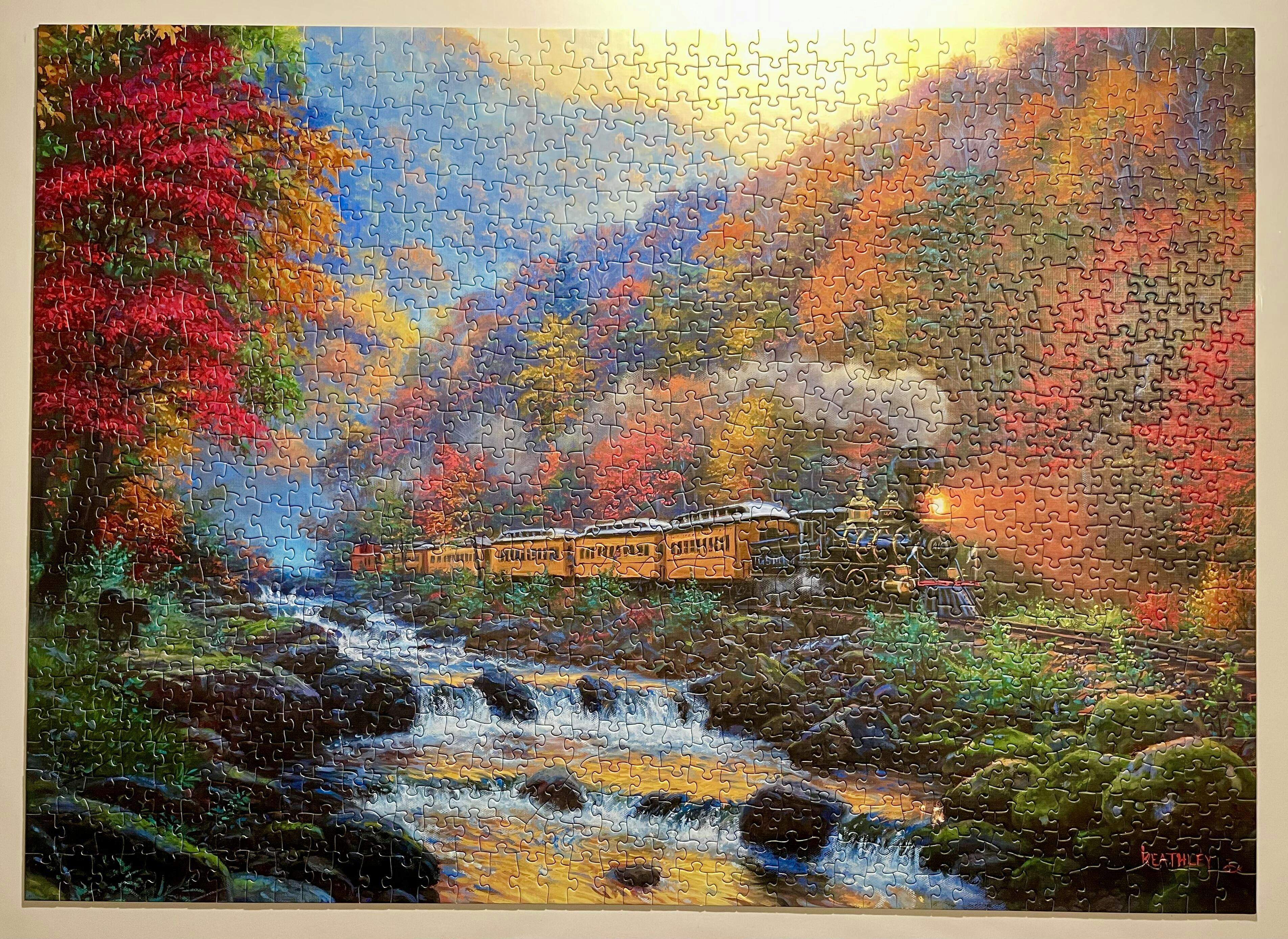 Smoky Train 1000 piece jigsaw| 40161 |Cobble Hill Puzzles Official Website