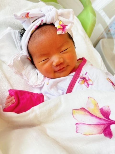 Sunrise Blooms Bamboo Newborn Coverall
