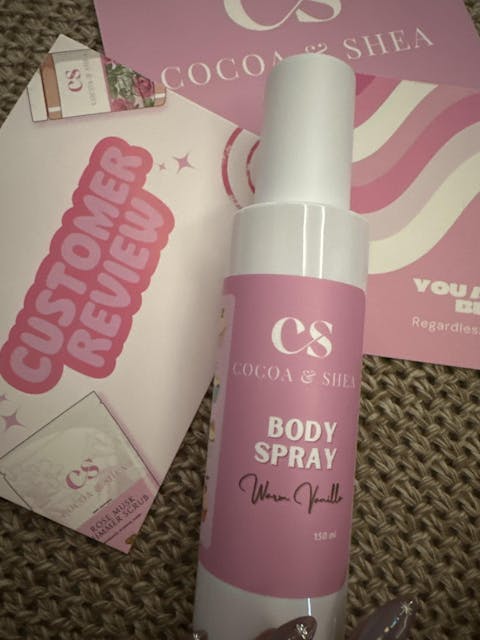 Warm Vanilla Body Spray