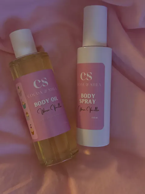 warm vanilla body oil