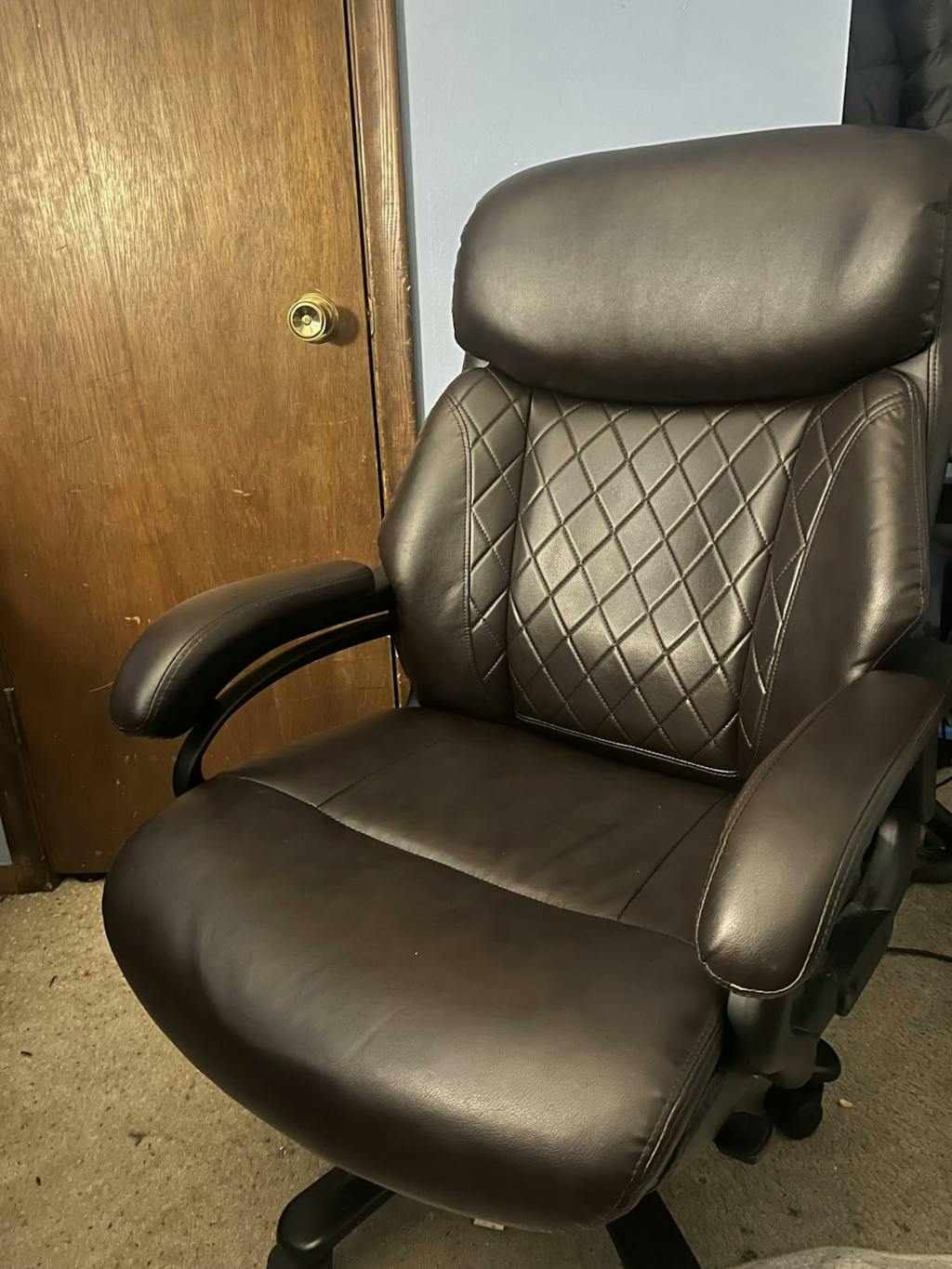 COLAMY Big and Tall 400lbs PU Leather Office Chair Colamy Model.2181