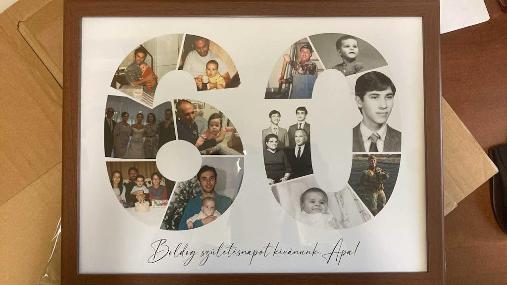 Hatvanas Születésnap Fotókollázs (60-69)