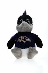 Vintage 1997 Baltimore Ravens Mascot Plush NFL Football Racoon