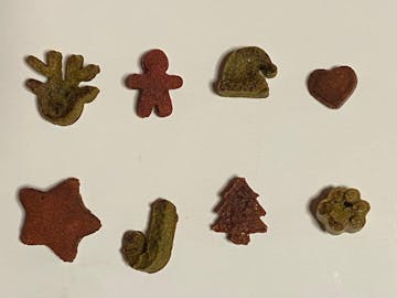 Collory Backmatte für Hundeleckerlis in Weihnachtsmotive