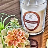 Colonial Candle Tibetan Sandalwood Scented Jar Candle - Classic Cylinders - 11 oz - 80 HR Burn