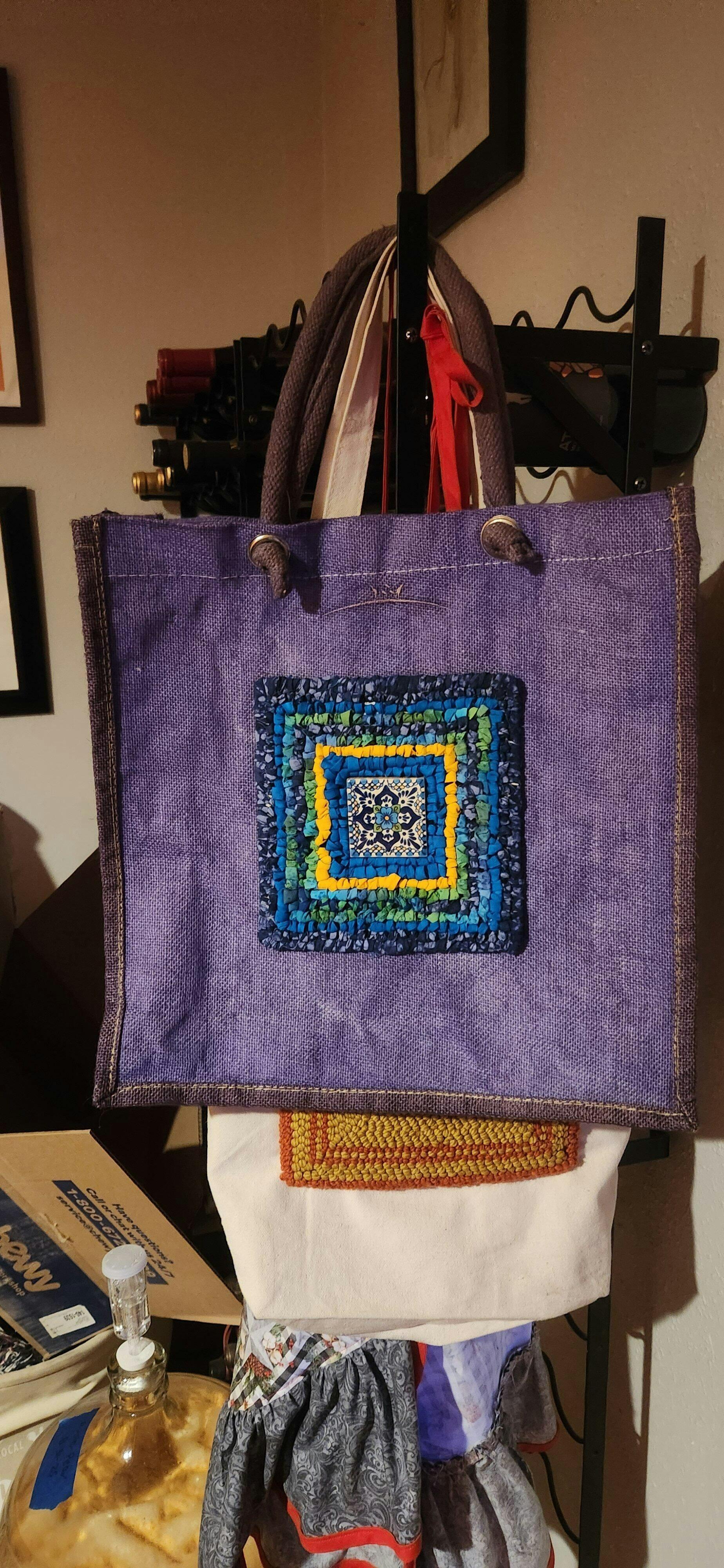 NEW! Discovery Kit - Locker Hooking: Magical Dahlia Trivet - Color