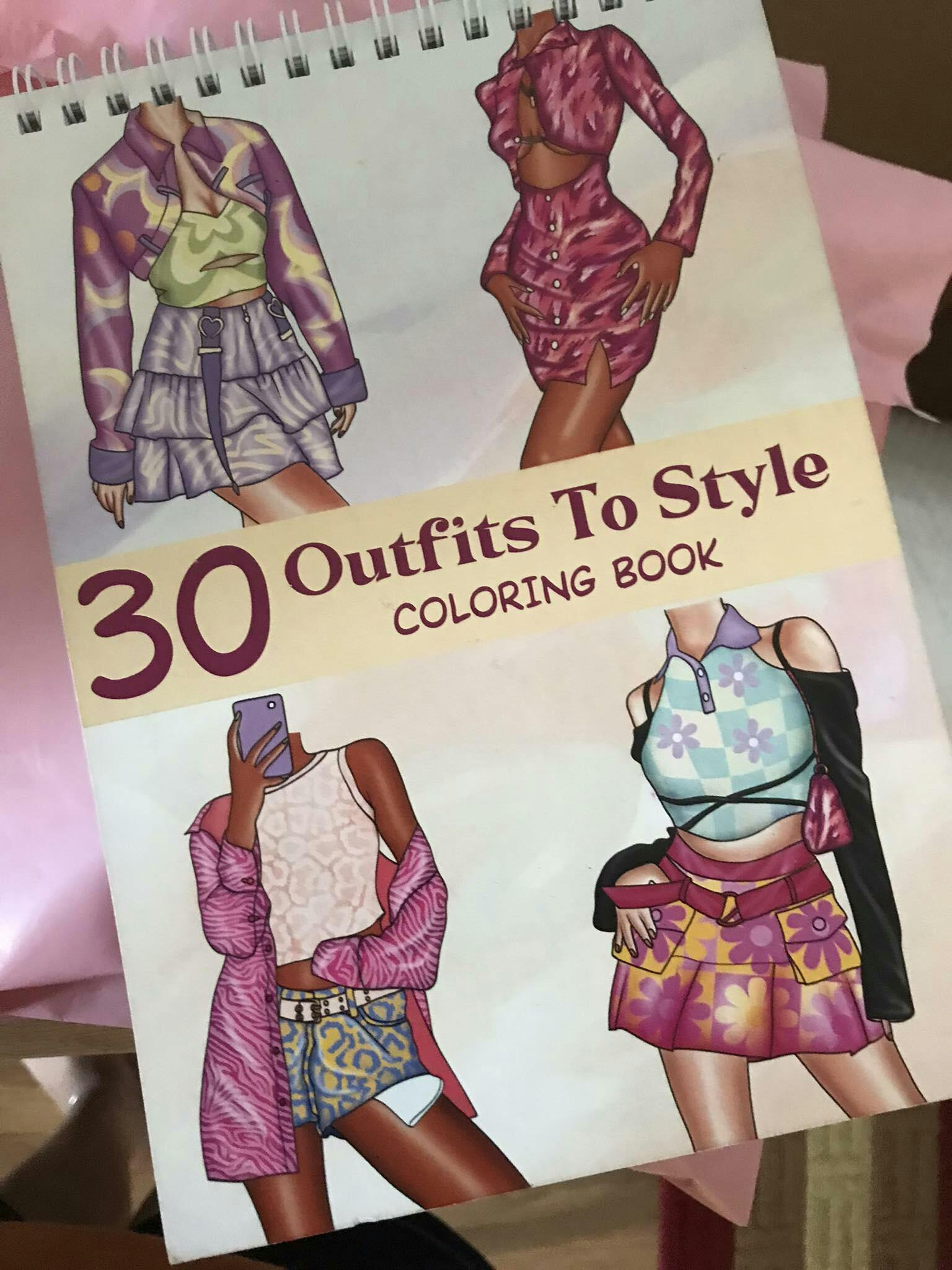 Coloring Hug™ 30 Outfits to Style: A Fashion Coloring Book to Inspire