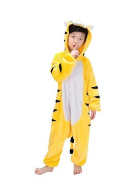 Combinaison Pyjama Garçon Tigre Jaune