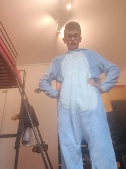 Combinaison Pyjama Fille Stitch Bleu