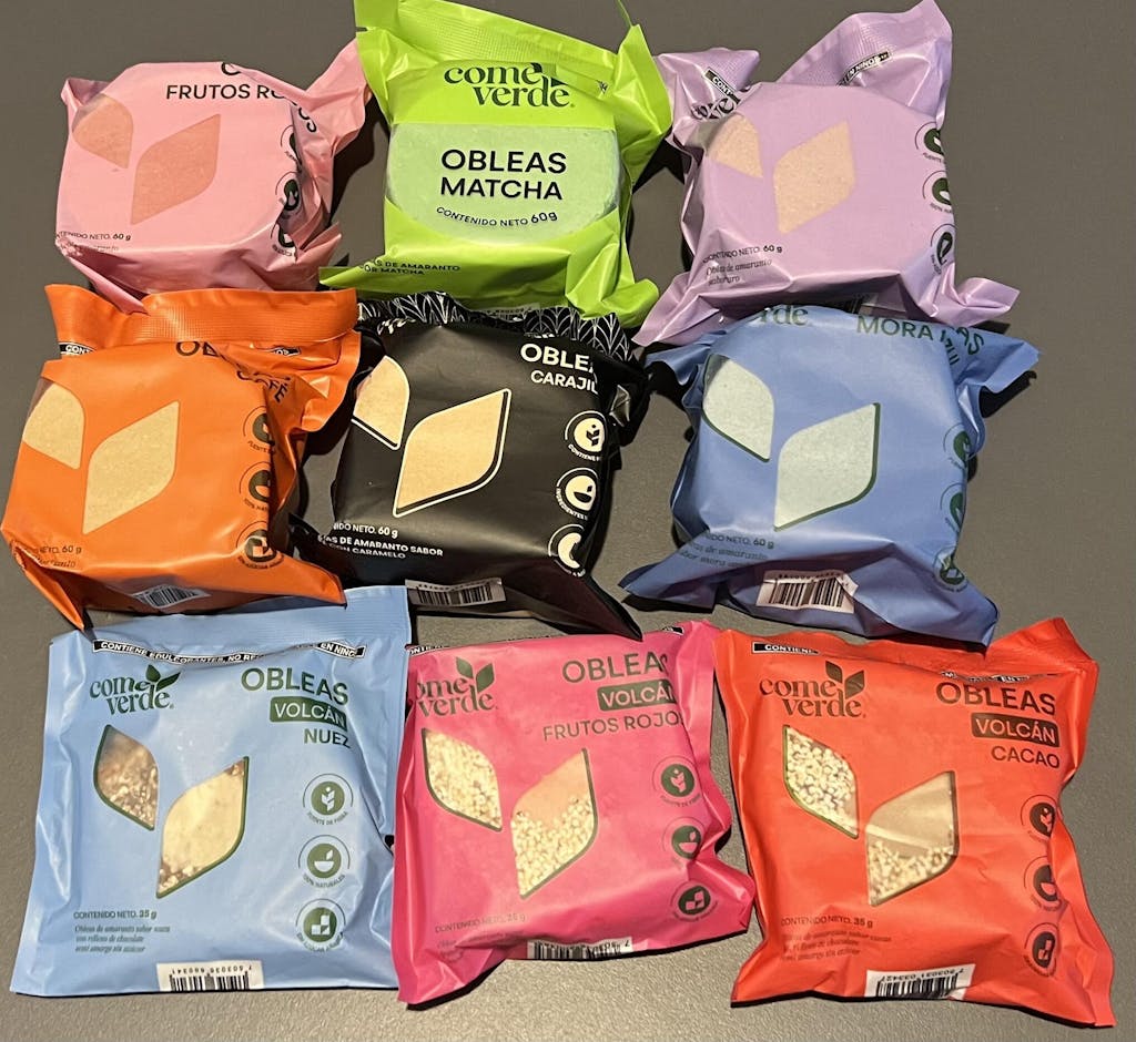 6x OBLEAS FRUTOS ROJOS 60g