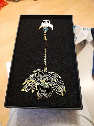 Metal Flower Butterfly Bookmark