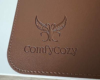 Leather Desk Pad And Pen Holder