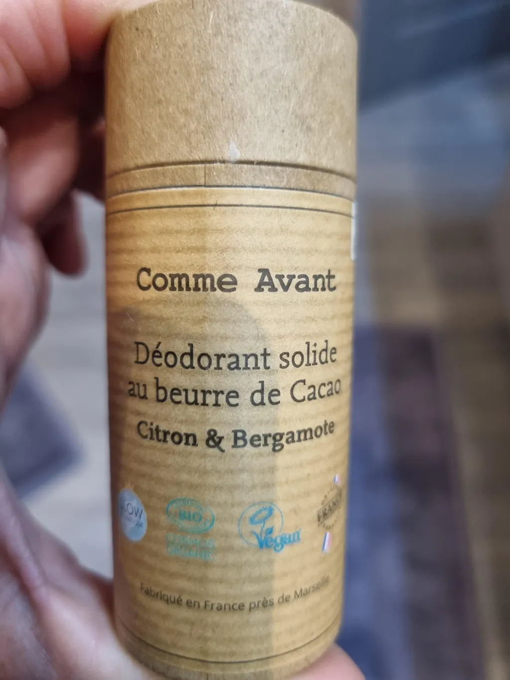 Comme Avant -- Parfum solide au beurre de kokum - cédre amandé & cannelle - 20 g