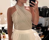 Cotton & Line Crisscross Halter Tank Top