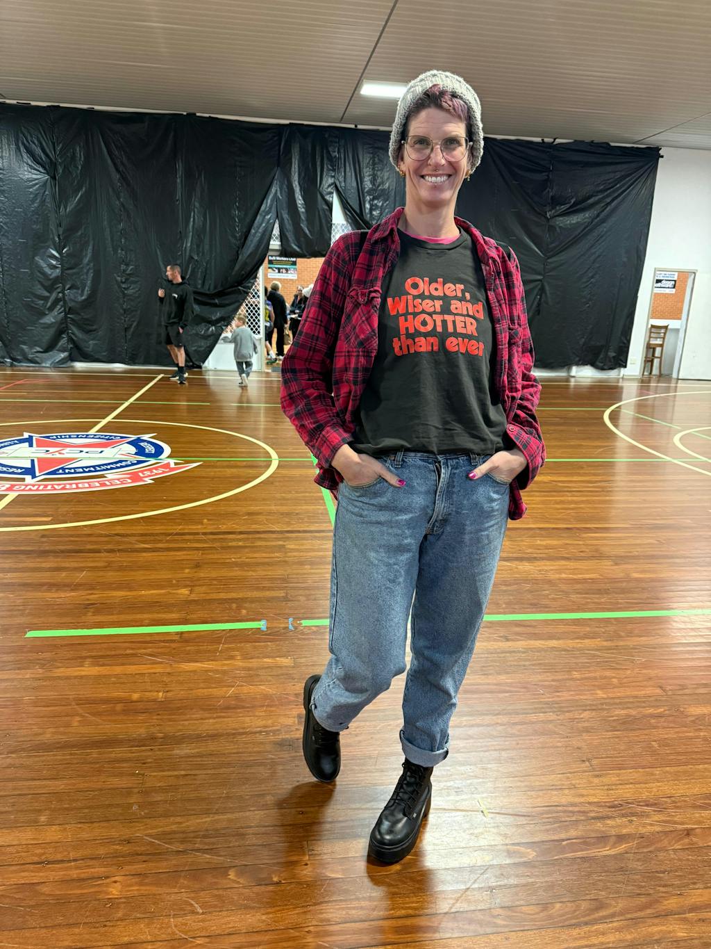 Older, Wiser and Hotter Coal Womens Tee