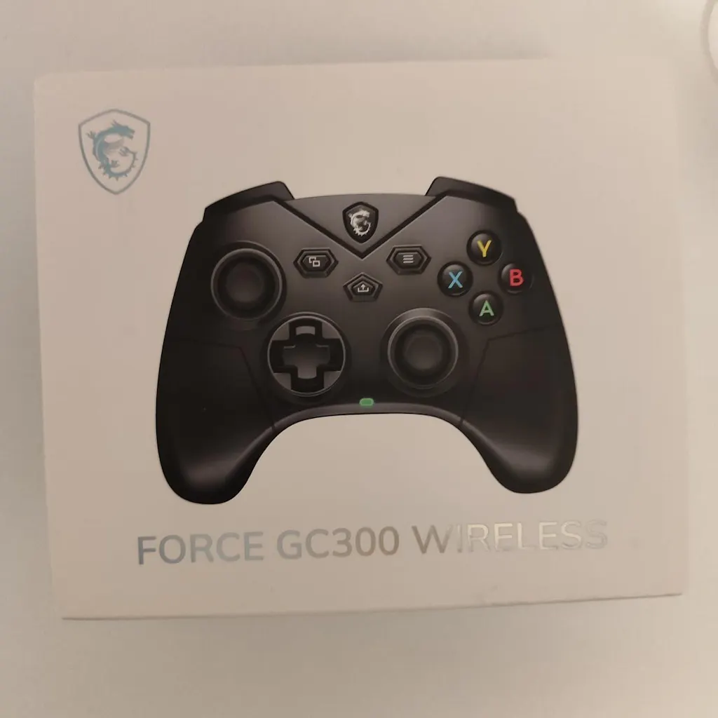 MSI Manette FORCE GC300 sans fil ergonomique avec Bluetooth – Noir (MSI_ S10-43G0180-EC4) (S10-43G0180-EC4)