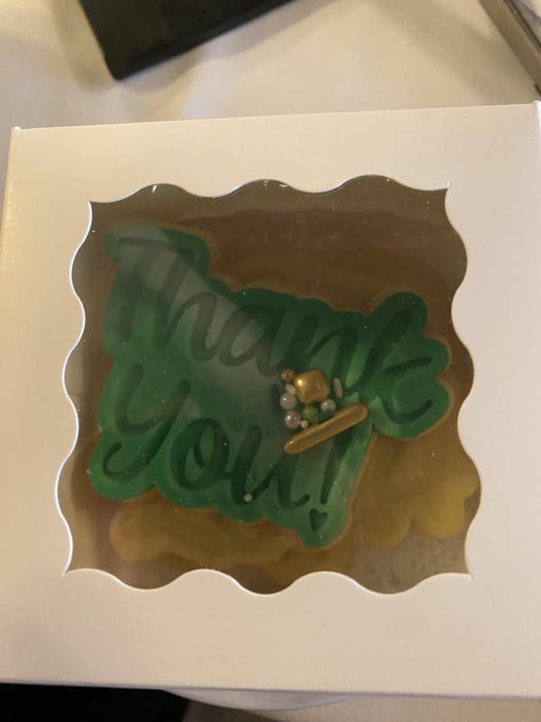 Thank You Cookie Cutter | Stamp | Stencil #1