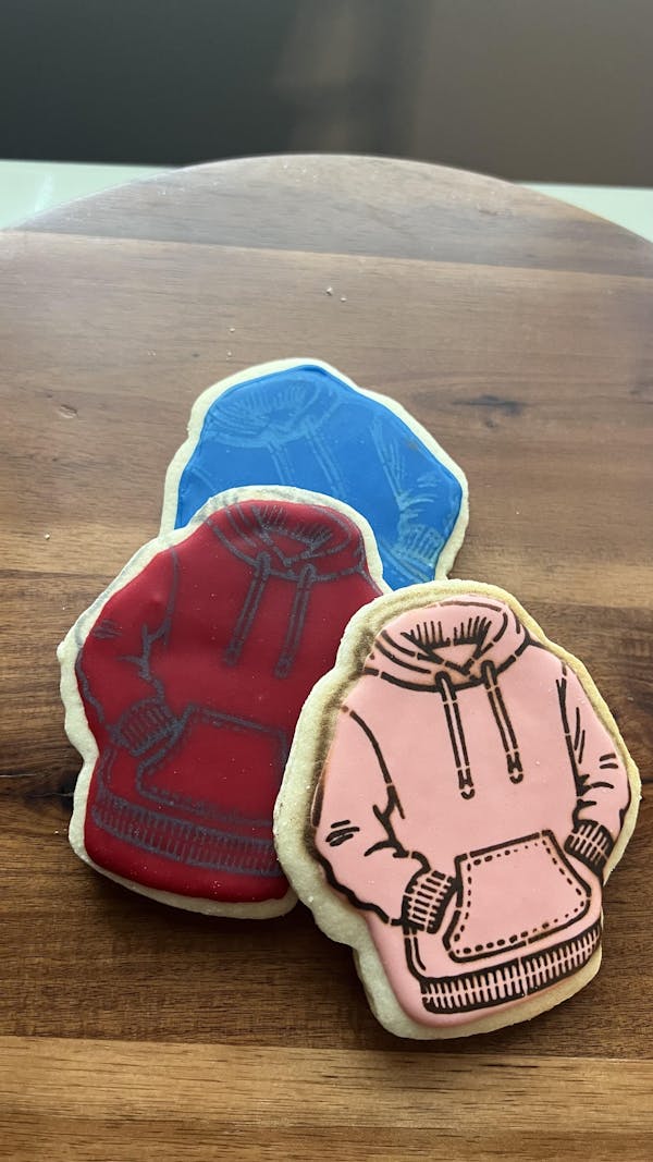 Blue Hoodie Cookie Cutter | Stamp | Stencil - SHARP EDGES - FAST Shipping - Choose Your Own Size! #1