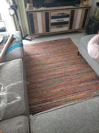 Atrium Expo Jute and Cotton Rug Multi
