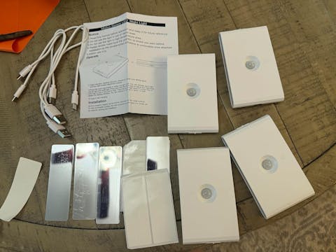 Rechargeable Stair Night Lights – 4 Pack