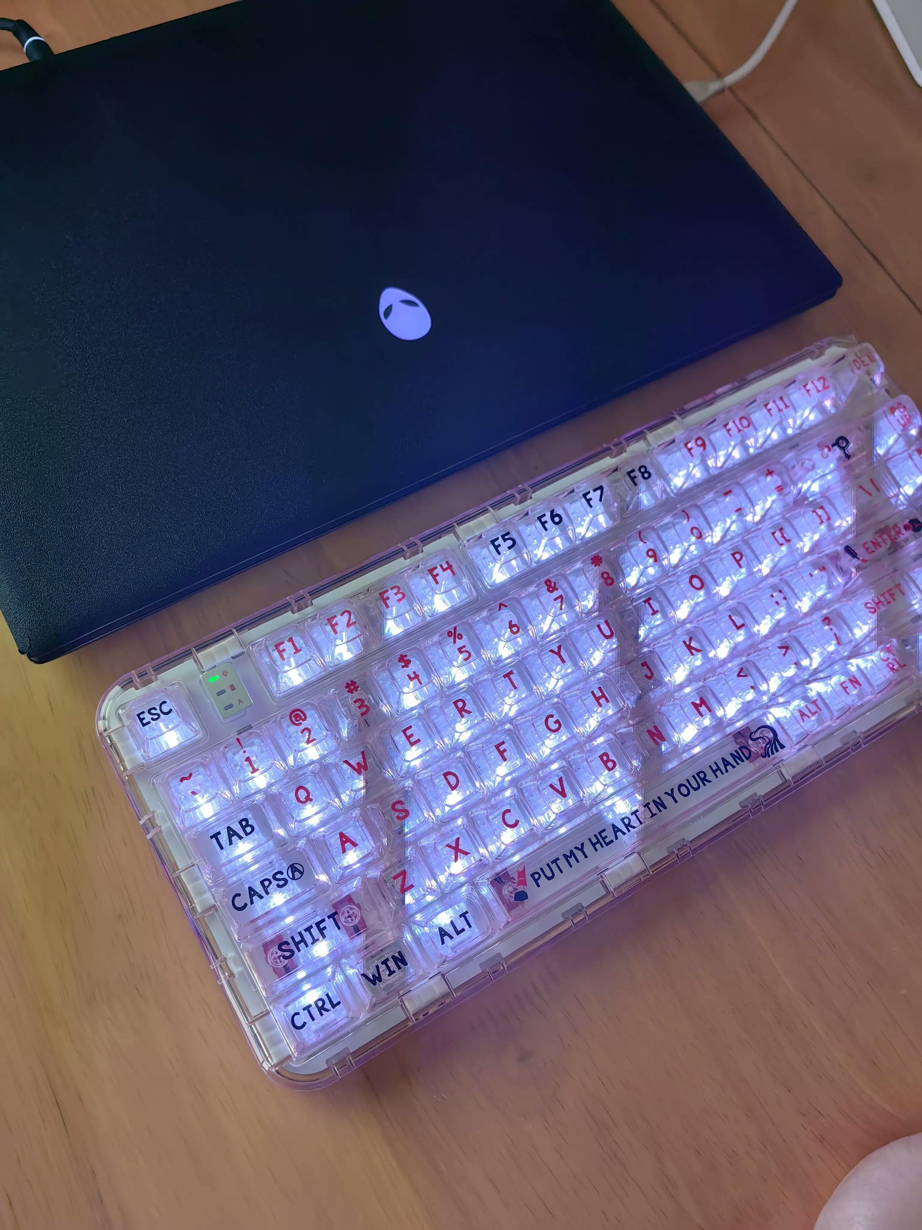 CoolKiller CK75 Wireless Transparent Gasket Mechanical Keyboard