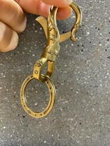 COPPERTIST.WU Flower Keychain & Key Ring