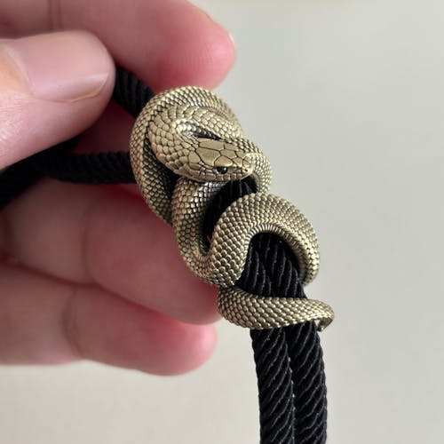 Black Mamba Rope Bracelet