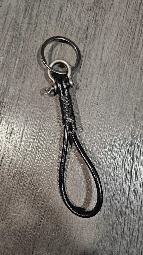 Leather Cord keychain