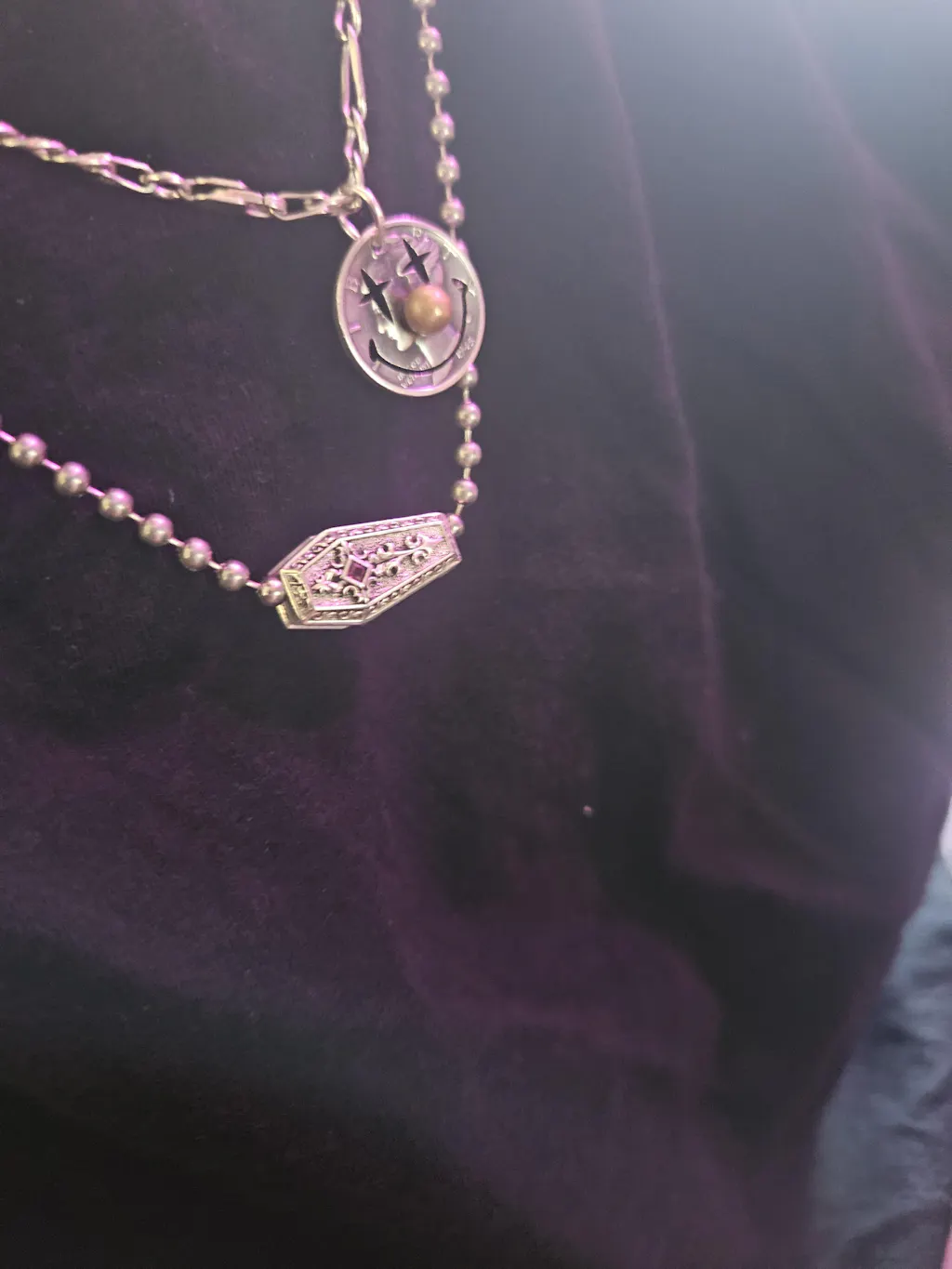 Vampire Coffin Braided Bracelet