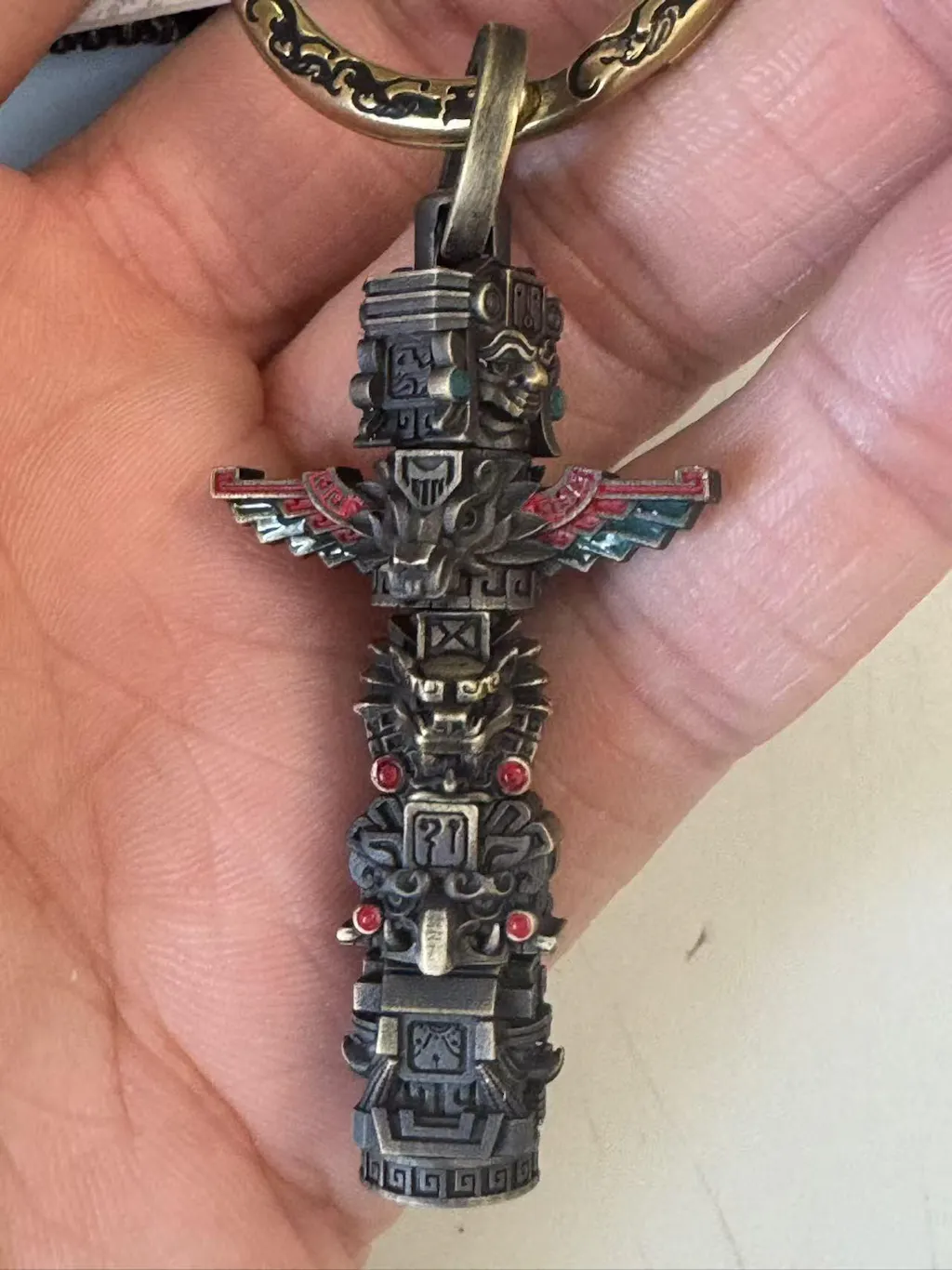 Mayan Totem Pendant