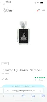 Inspired by Ombre Nomade, Copycat Fragrances