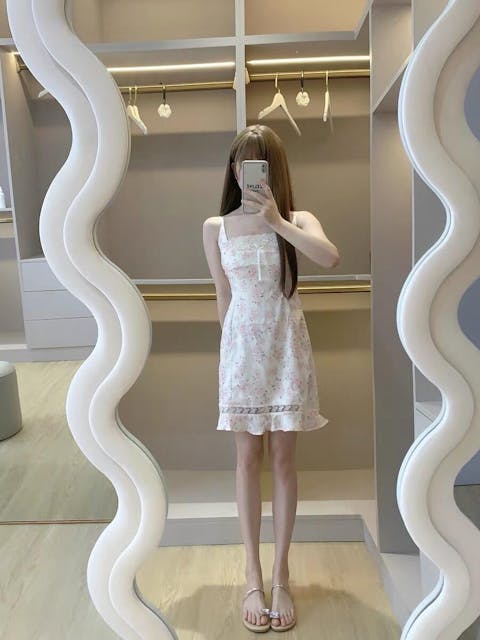 French Lace Slip Dress