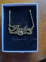 Wavy Hk Custom Name Necklace