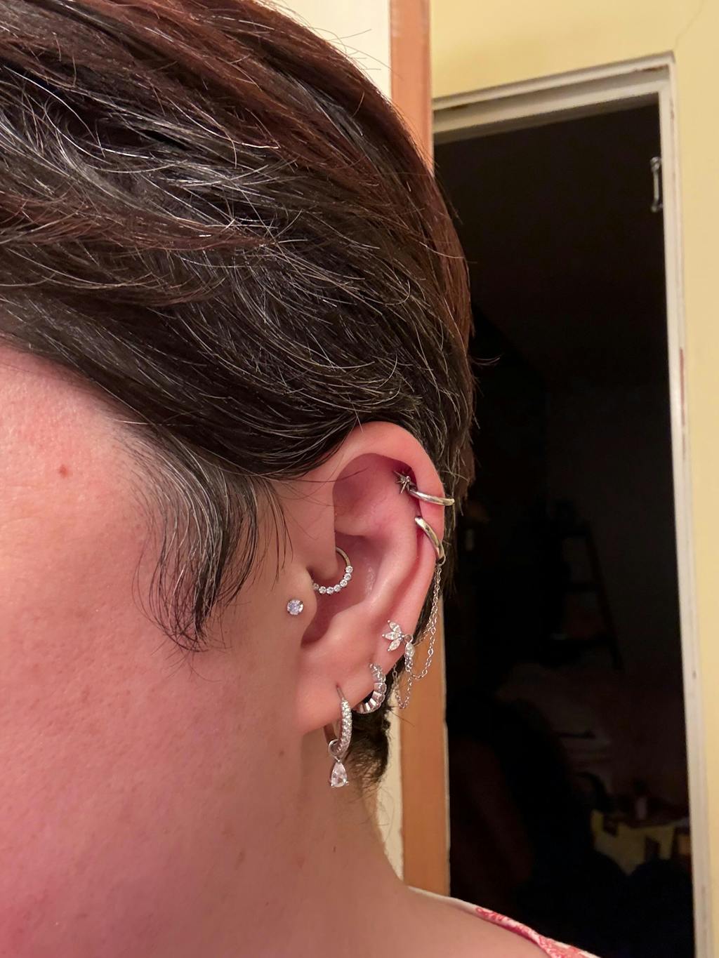 Titanium Infinity Diamond Septum Clicker | Daith Hoop