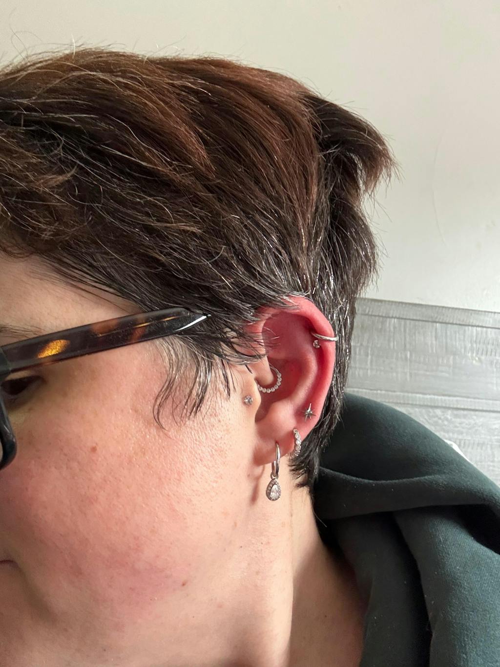 Titanium Northern Star Piercing Stud