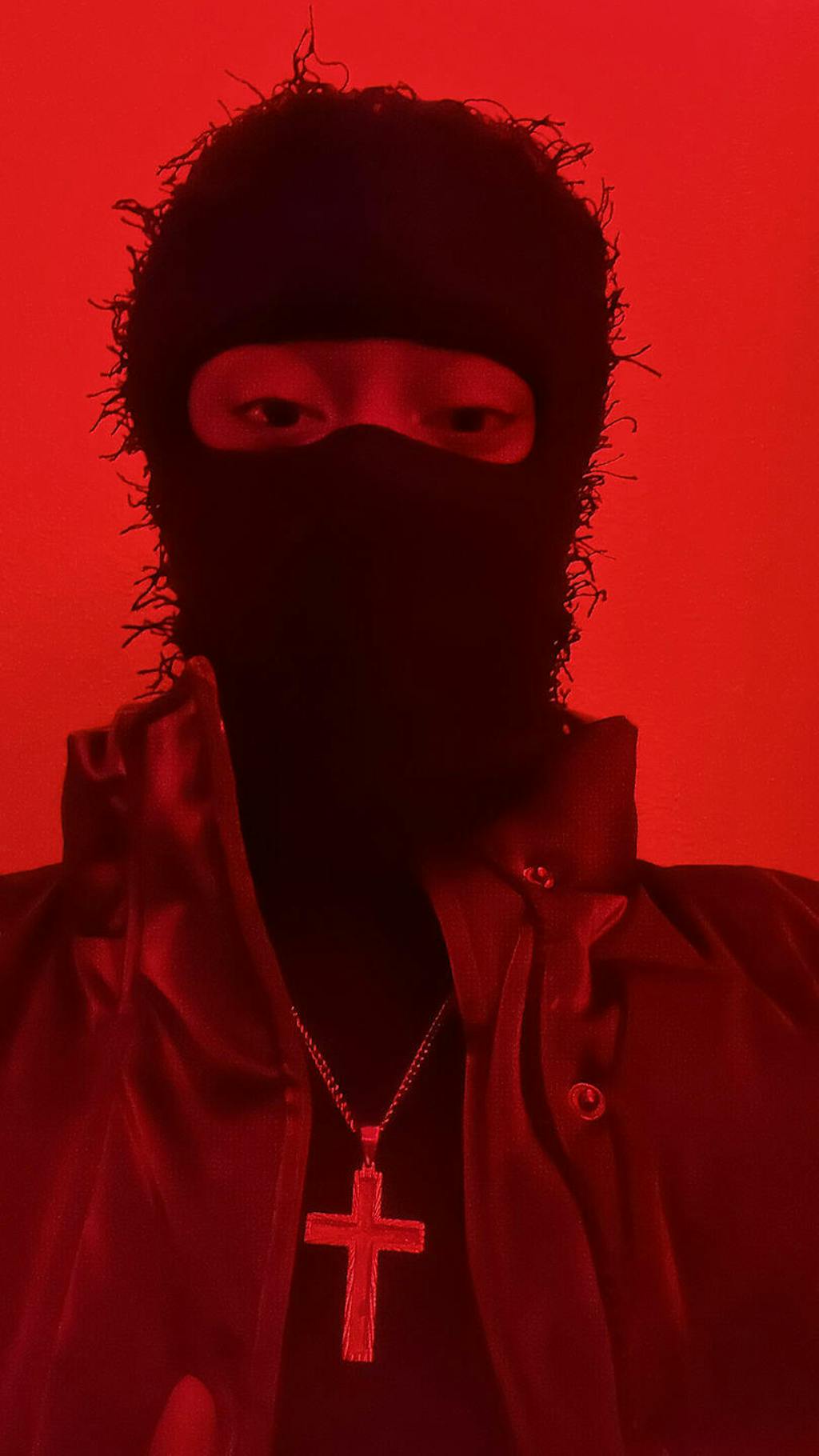 Distressed Knit Pooh Shiesty x DaBaby Ski Mask Knitted Balaclava Core