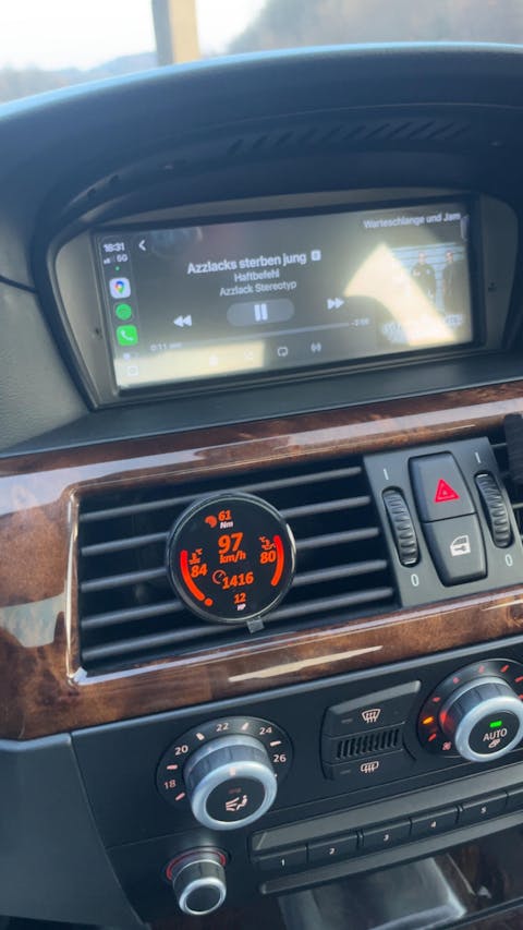 Datendisplay für BMW 5er E6x E60 E61